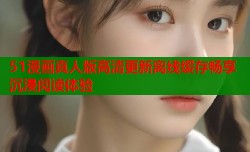 51漫画真人版高清更新离线缓存畅享沉浸阅读体验